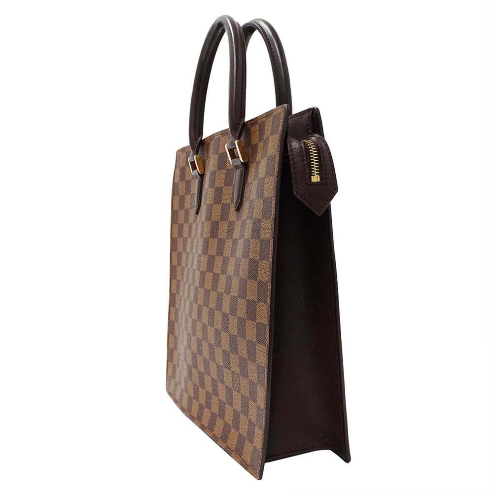 LOUIS VUITTON Brown Damier Canvas Tote Bag - Picture 4 of 16